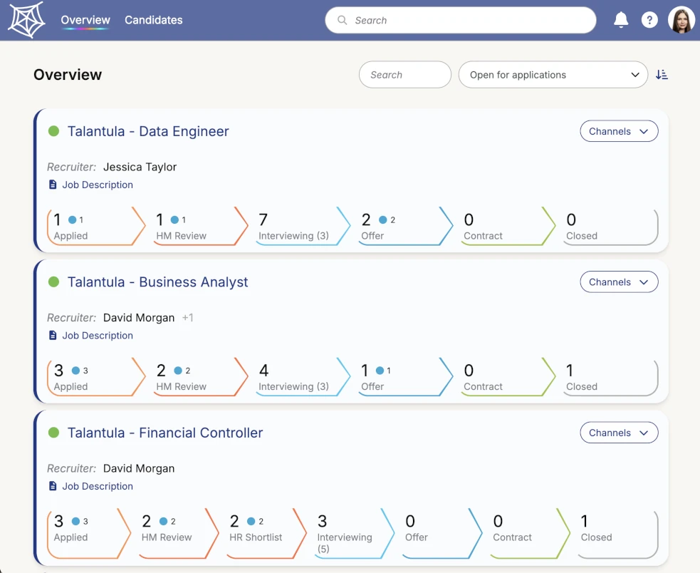 Agency Dashboard