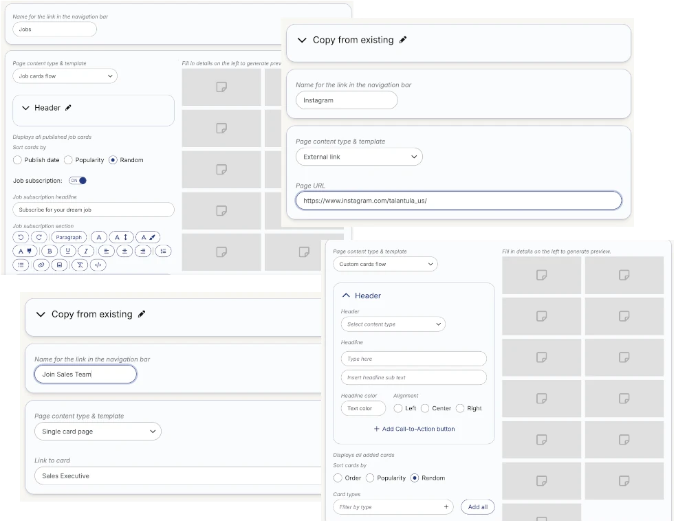 Simple Page Creation